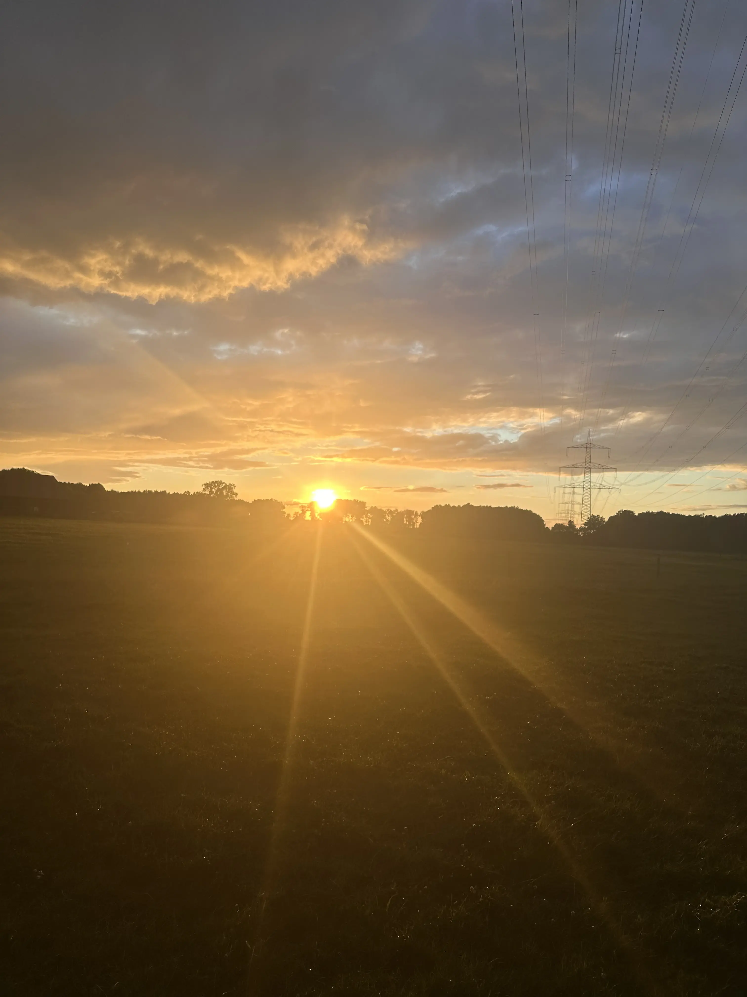 Sommerlicher Sonnenaufgang